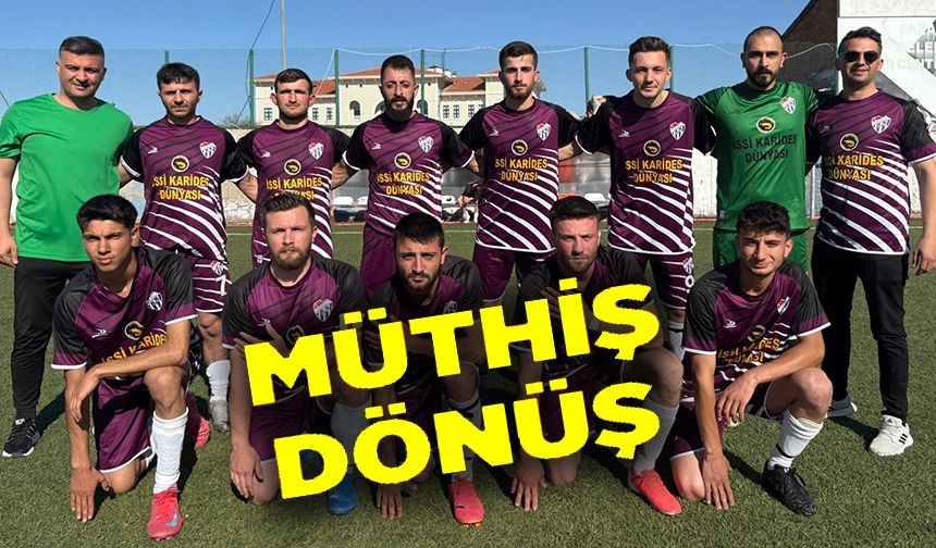 KINIKSPOR’DAN TARAFTARI ÖNÜNDE KRİTİK ZAFER