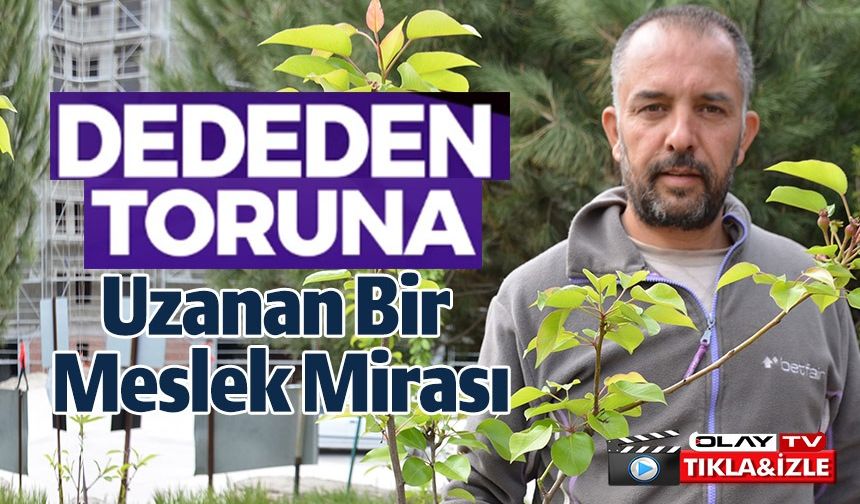 DEDEDEN TORUNA UZANAN BİR MESLEK MİRASI