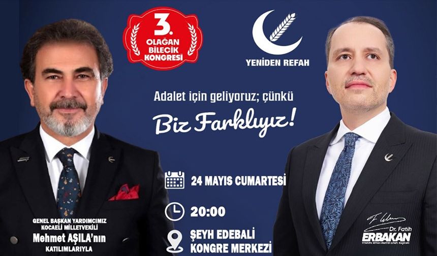 YENİDEN REFAH PARTİSİ BİLECİK İL KONGRESİ