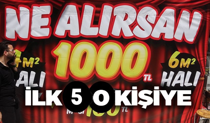 İLK 50 KİŞİYE HALI HEDİYE