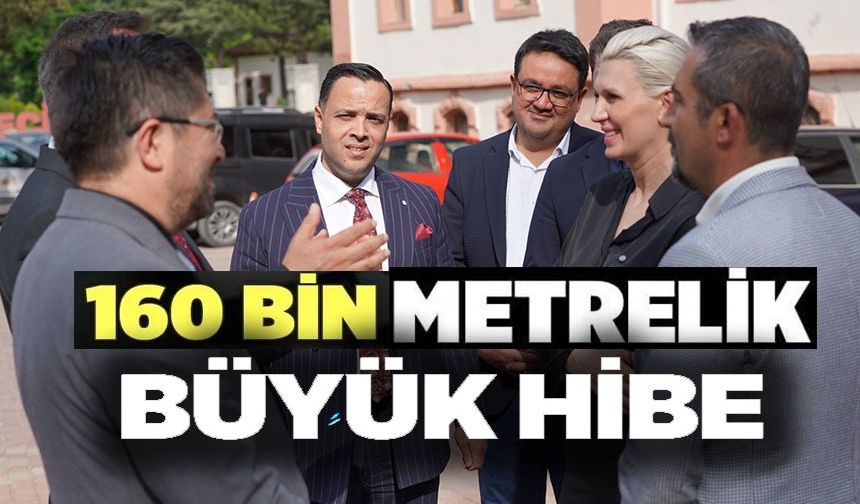 BİLECİK BELEDİYESİNE 160 BİN METRELİK DAMLA SULAMA SİSTEMİ HİBE EDİLDİ