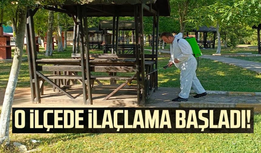 BAHAR AYLARIYLA BİRLİKTE İLAÇLAMA ÇALIŞMALARINI BAŞLATTI