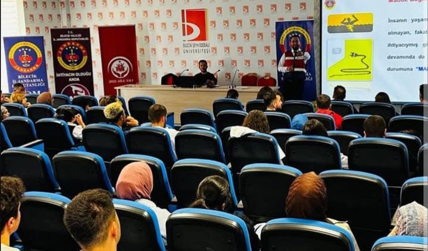 JANDARMA'DAN ÜNİVERSİTE ÖĞRENCİLERİNE EĞİTİM PROGRAMI