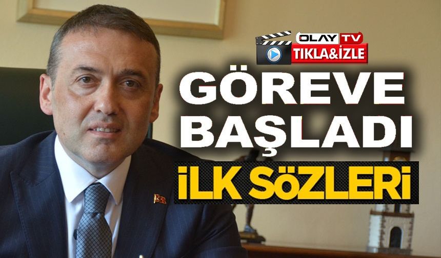 BİLECİK VALİLİĞİNE ATANAN FAİK OKTAY SÖZER GÖREVE BAŞLADI