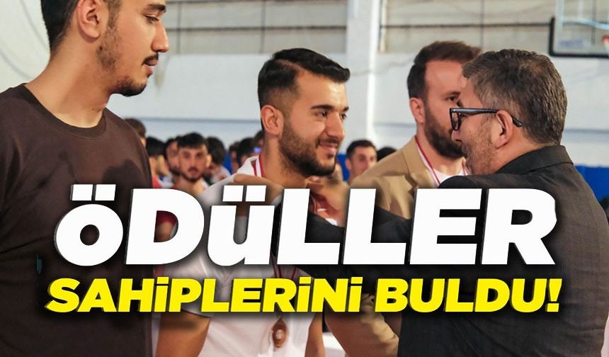 ÖDÜLLER SAHİPLERİNİ BULDU
