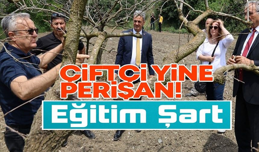 KENTTE MEYVE BAHÇELERİNDE DON ZARARINA KARŞI EĞİTİM DÜZENLENDİ