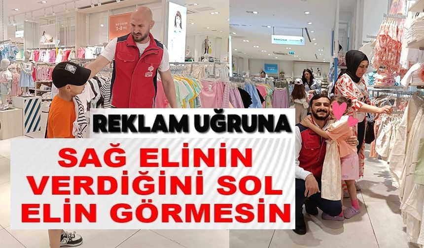 YETİM ÇOCUKLARA BAYRAMDA GİYİM DESTEĞİ