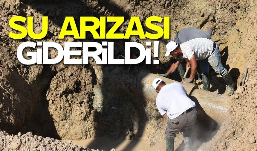 SU ARIZASI GİDERİLDİ