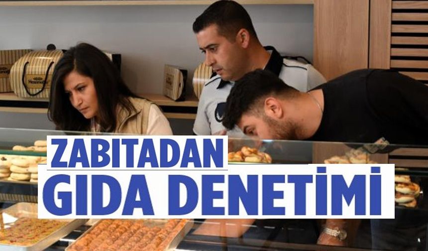 SÖĞÜT'TE ZABITADAN GIDA DENETİMİ