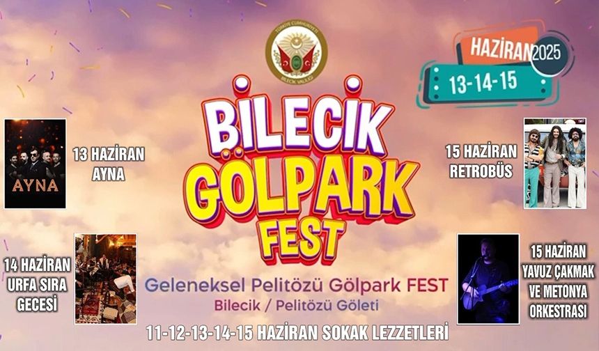 GÖLPARKFEST'TE ÜNLÜ SANATÇILAR EĞLENCEYİ DORUKLARA TAŞIYACAK