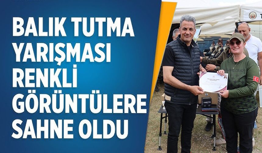 PELİTÖZÜ GÖLPARK'TA ‘TURNA BALIK AVI YARIŞMASI' DÜZENLENDİ
