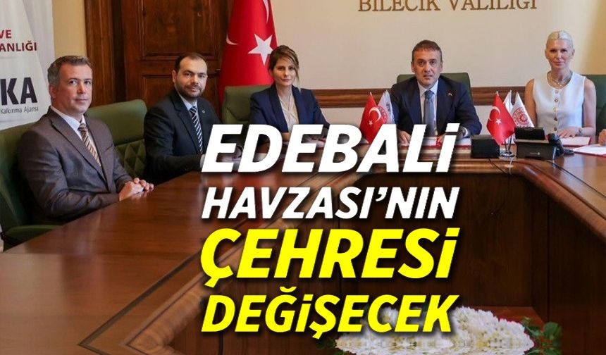 BİLECİK'TE "EDEBALİ HAVZASI" PROJESİ YENİ YÜZÜNE KAVUŞUYOR