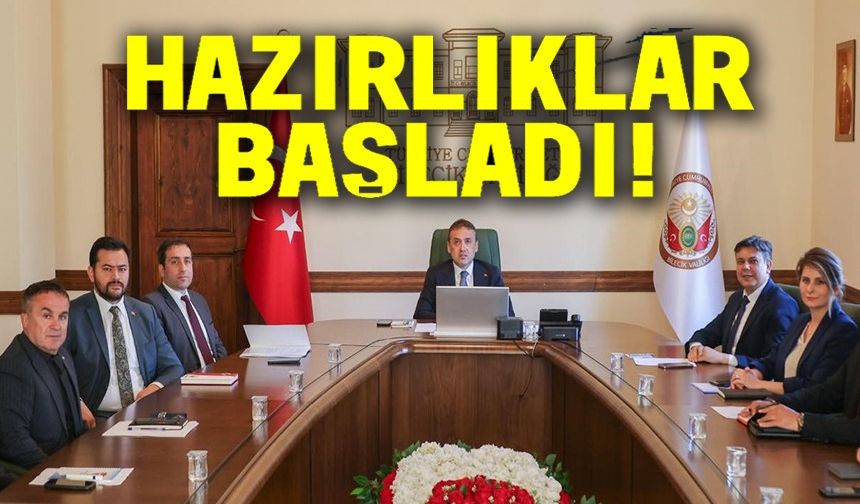 HAZIRLIKLAR BAŞLADI