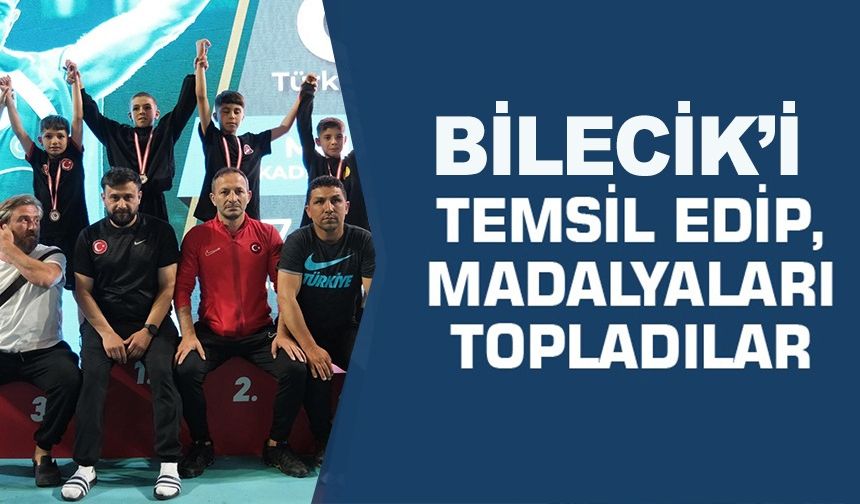 SERBEST GÜREŞ TÜRKİYE ŞAMPİYONASINDA BİLECİKLİ SPORCULARI BÜYÜK BAŞARILARA ULAŞTI