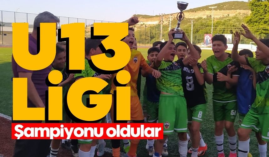 U13 GENÇLER LİGİ ŞAMPİYONU VİTRASPOR OLDU