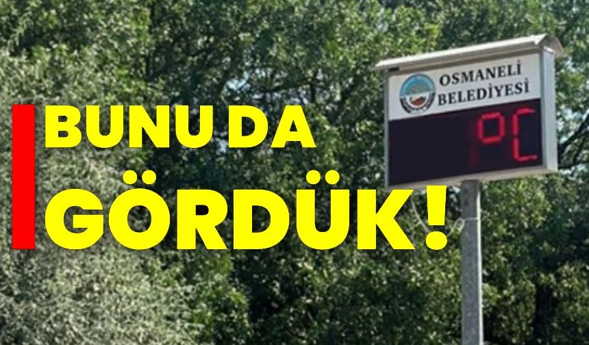 TERMOMETRELER 47 DERECEYİ GÖSTERDİ