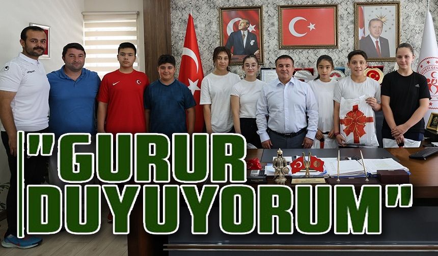 JUDONUN YILDIZLARI BAŞARILARINI İL MÜDÜRÜ DEMİR'İ İLE PAYLAŞTI