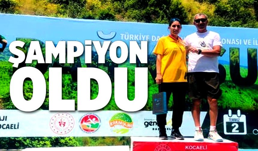 ATLET SEBAHAT DEMİR TÜRKİYE DAĞ KOŞUSU ŞAMPİYONU OLDU