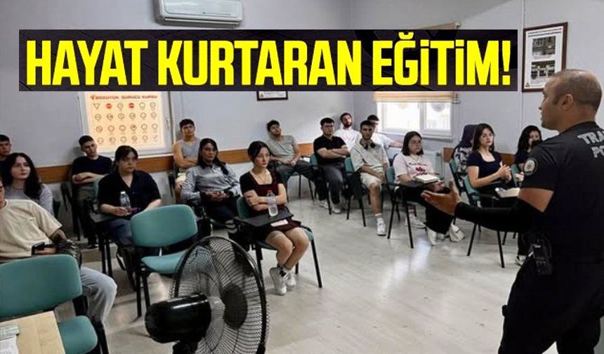 SÜRÜCÜ KURSUNDA MOTOSİKLET SÜRÜCÜLERİNE HAYAT KURTARAN EĞİTİM