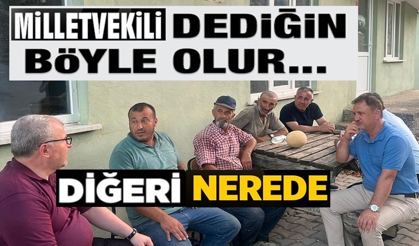 MİLLETVEKİLİ ELDEMİR VE BAŞKAN YILDIRIM'DAN YANGIN BÖLGESİNE DESTEK