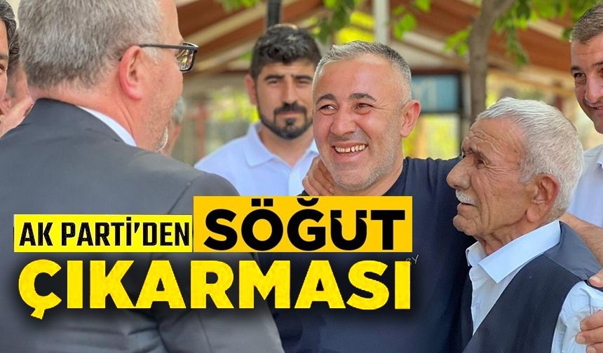 AK PARTİ, SÖĞÜT'TE VATANDAŞLARLA BULUŞTU