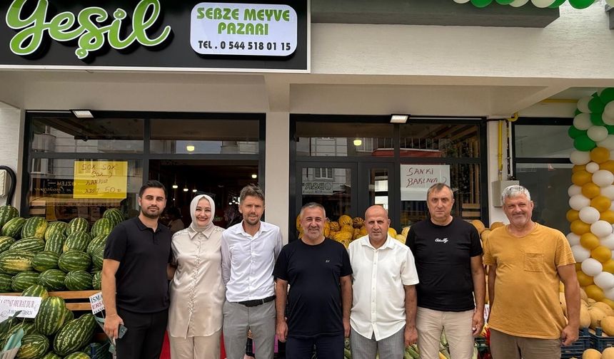 YEŞİL SEBZE MEYVE PAZARI AÇILDI