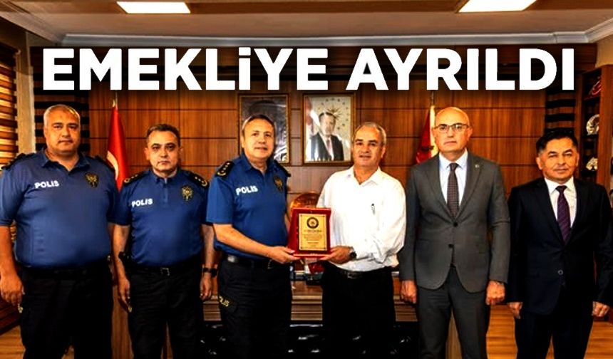 BİLECİK EMNİYETİNDE VEDA TÖRENİ