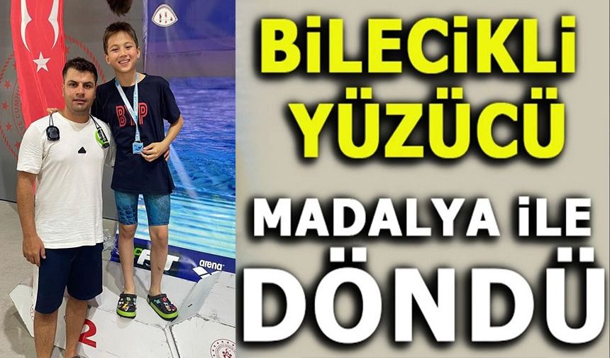 YÜZÜCÜDEN BÖLGE İKİNCİLİĞİ BAŞARISI