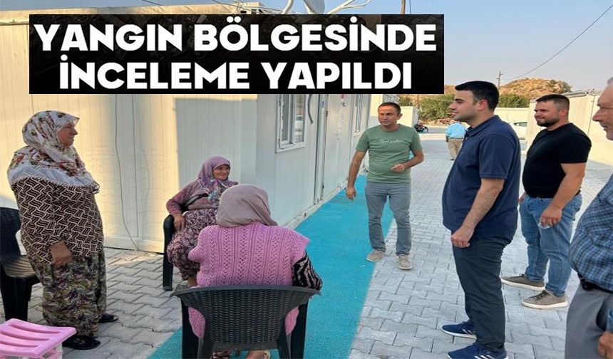 OSMANELİ KAYMAKAMI ABDÜSSAMED KILIÇ YANGINDAN ETKİLENEN VATANDAŞLARLA BULUŞTU