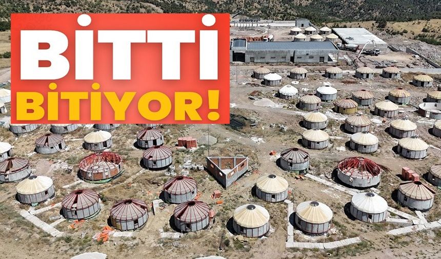 ERTUĞRULGAZİ GENÇLİK KAMPI VE OBA TEMATİK PARKI'NDA SONA YAKLAŞILIYOR