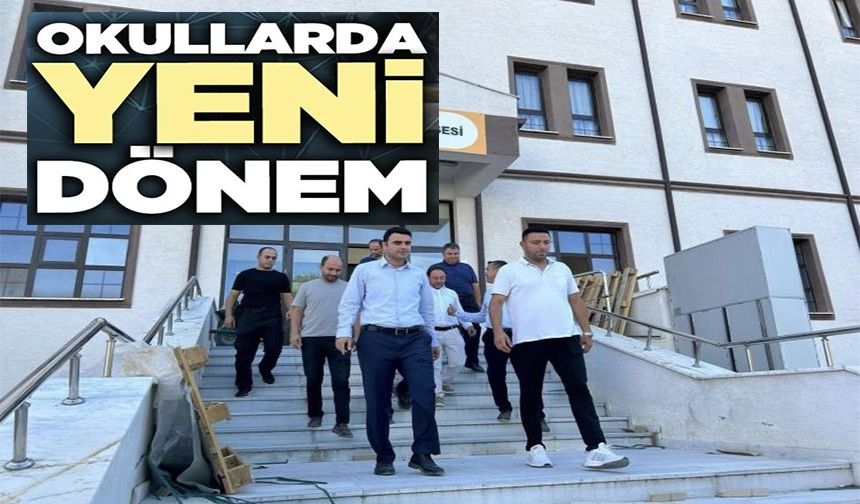 OKULLARDA YENİ DÖNEM ÖNCESİ BAKIM VE YENİLEME ÇALIŞMALARI SÜRÜYOR