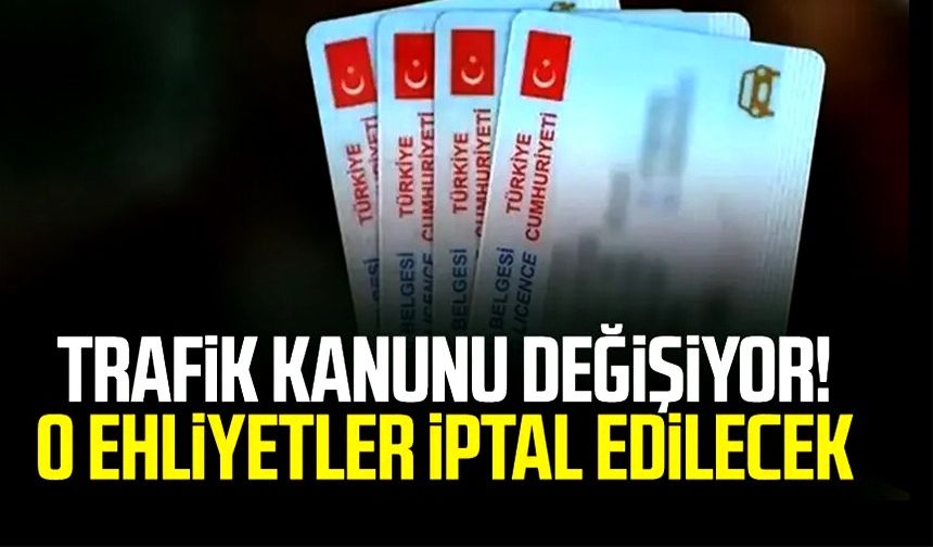 O EHLİYETLER İPTAL EDİLECEK!