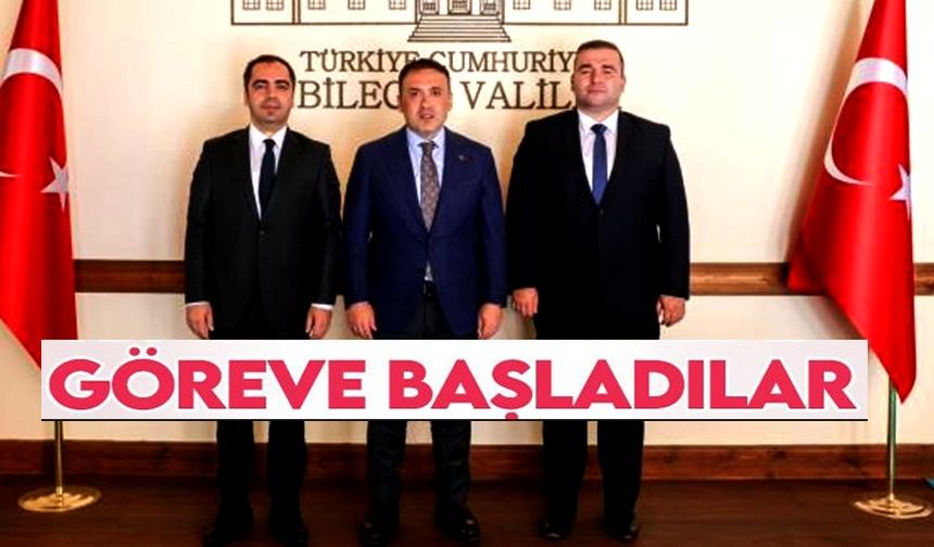 KAYMAKAM VEKİLLERİ GÖREVE BAŞLADI
