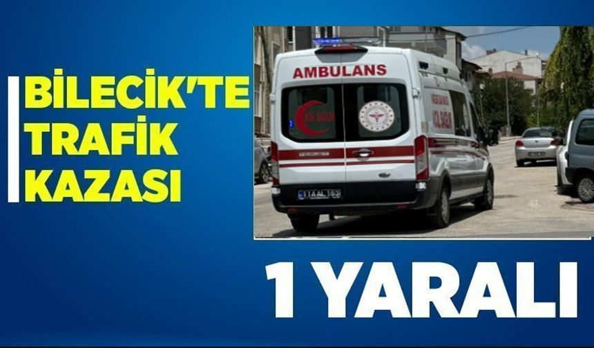 TRAFİK KAZASI, 1 YARALI