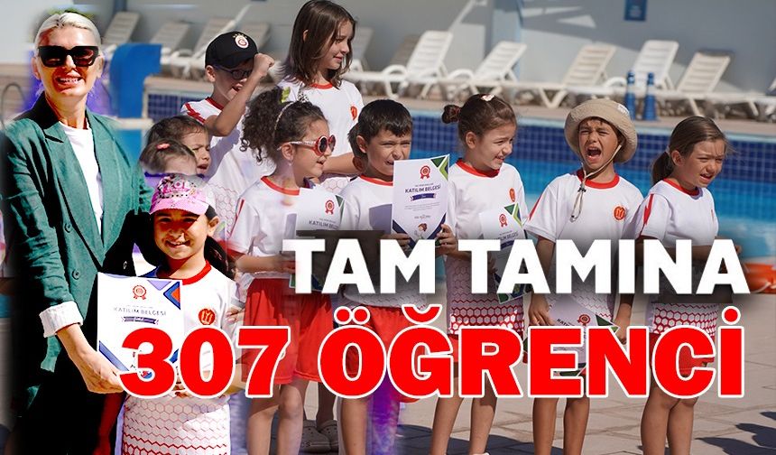 307 ÖĞRENCİ YAZ SPOR OKULLARINDAN MEZUN OLDU