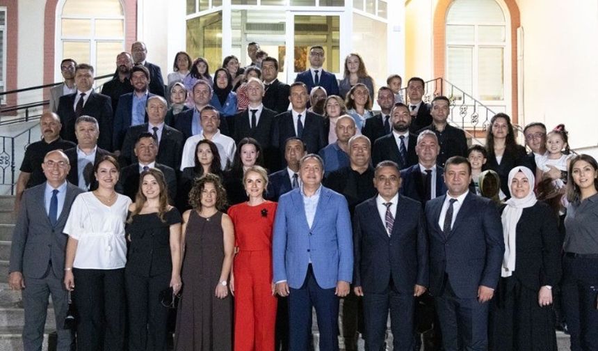 İL EMNİYET MÜDÜRÜ HAKAN YILMAZ'A VEDA YEMEĞİ