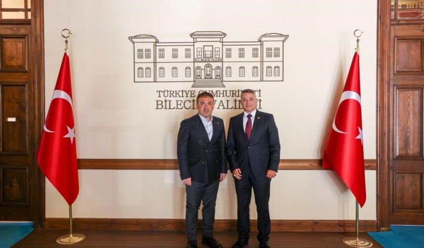 VALİ SÖZER, İL EMNİYET MÜDÜRÜ ŞENEL'İ AĞIRLADI