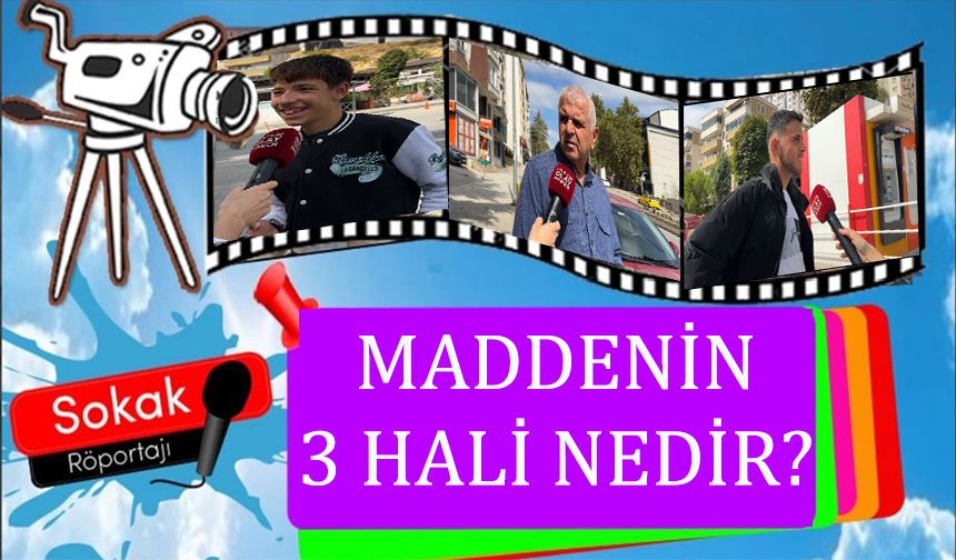 MADDENİN 3 HALİ NEDİR?