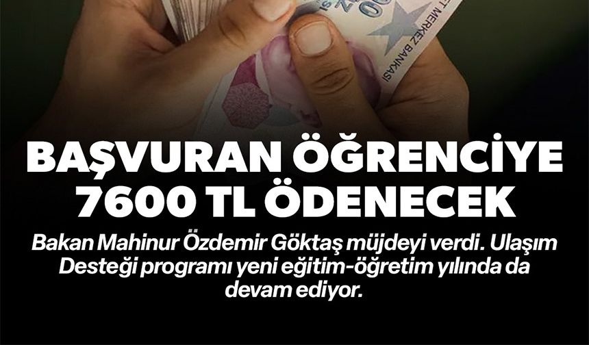 ÜNİVERSİTE ÖĞRENCİLERİNE ULAŞIM DESTEĞİ NE KADAR