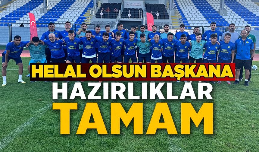 SÖĞÜTSPOR ZORLU BURSASPOR MAÇI ÖNCESİ HAZIRLIKLARINI TAMAMLADI