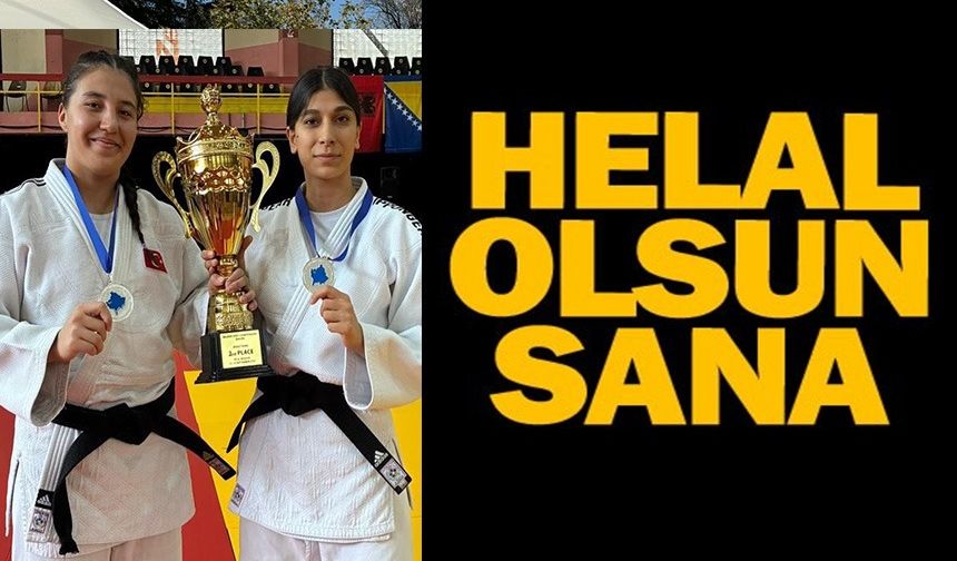 JUDOCU SÜMEYYE DENİZ, BALKAN ŞAMPİYONASI'NDA GÜMÜŞ MADALYA KAZANDI