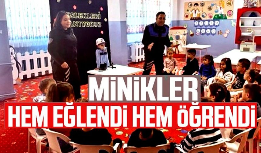 MİNİKLERE POLİS MESLEĞİ VE 112 EĞİTİMİ