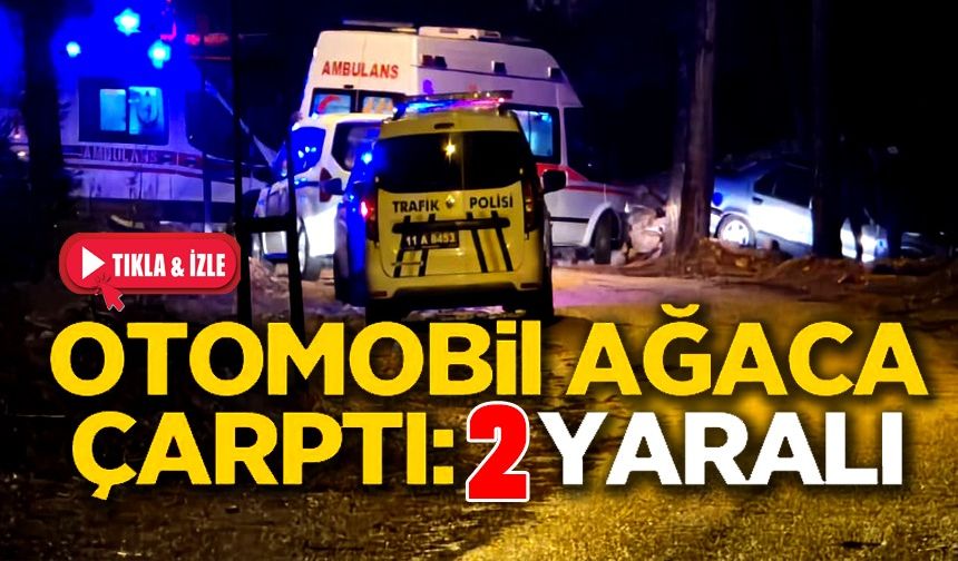 MEYDANA GELEN TRAFİK KAZASINDA 2 KİŞİ YARALANDI