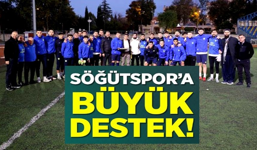 BAŞKAN DURGUT'TAN SÖĞÜTSPOR'A DESTEK