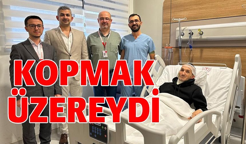 KOPMAK ÜZERE OLAN KULAĞI KURTARILDI