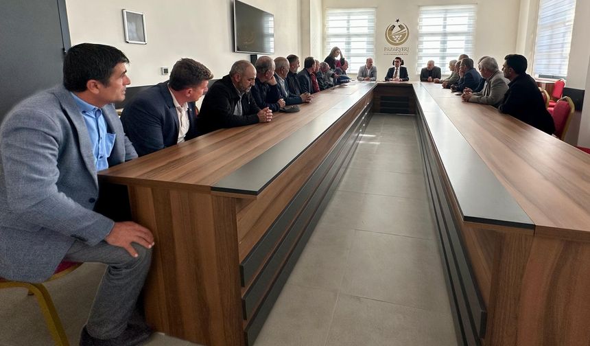 KÖYLERİN SU SORUNU MASAYA YATIRILDI