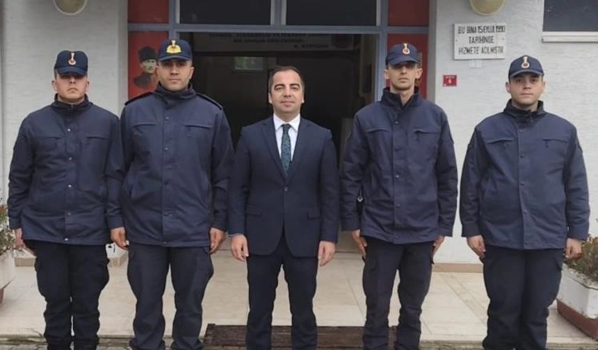 KAYMAKAM UÇAR'DAN JANDARMA PERSONELİNE DESTEK