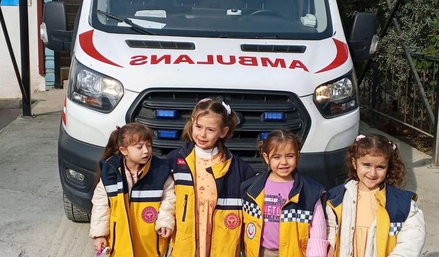 KUR'AN KURSU ÖĞRENCİLERİNDEN 112 ACİL MERKEZİNE GEZİ