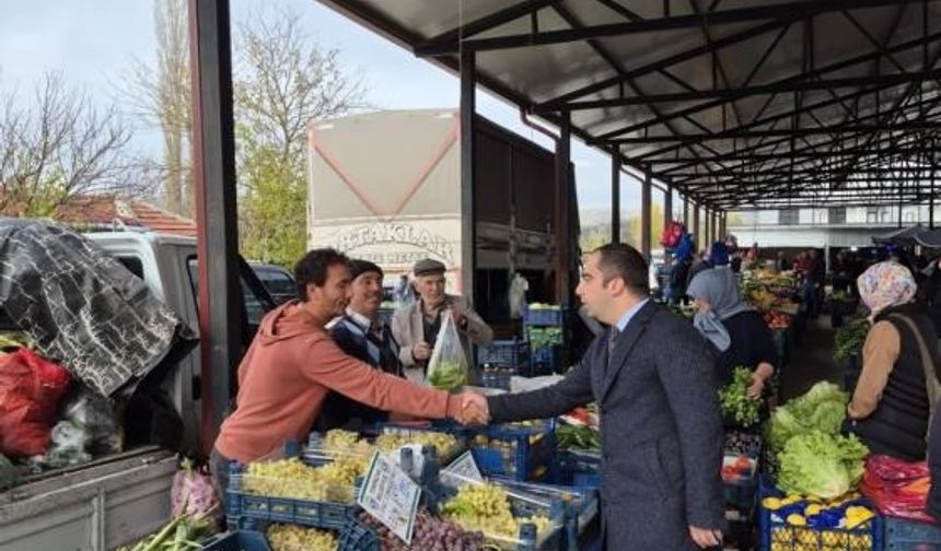 KAYMAKAM UÇAR, HALK PAZARINDA VATANDAŞLARLA BULUŞTU