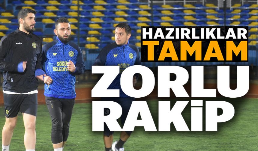 SÖĞÜTSPOR ZORLU MAÇIN HAZIRLIKLARINI TAMAMLADI